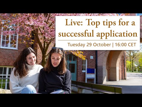 Top tips for a successful application for degree studies at Lund University