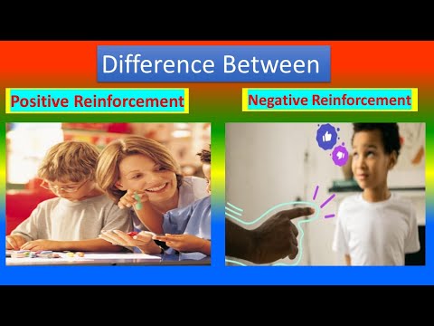 Difference between Positive Reinforcement and Negative Reinforcement