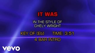 Chely Wright - It Was (Karaoke)