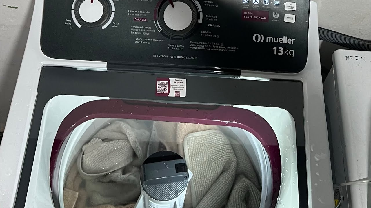 Lavadora Mueller MLA13 - Toalhas todos os níveis