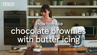 How to make chocolate brownies with butter icing