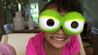 Family Fun Game for Kids Fool the Frog Surprise Toys + Disney Finding Dory | Naiah and Eli Toys Show