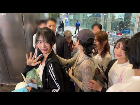 QWER 대만에서 귀국 인천 국제 공항 입국 직캠 4k 250427 by reBirth