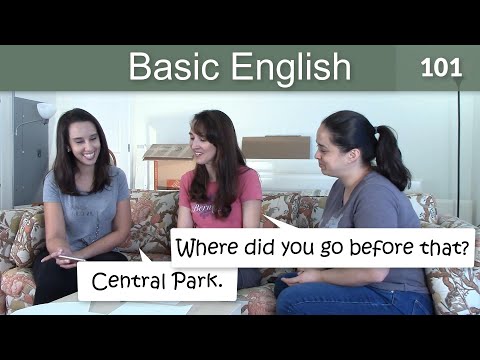 Lesson 101 👩‍🏫Basic English with Jennifer - Simple Past in Conversation