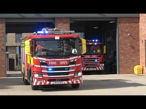 *TURNOUT TONES* Chester Double Turnout (E09P1 E09P2) To Bedroom Fire in Chester | Cheshire Fire