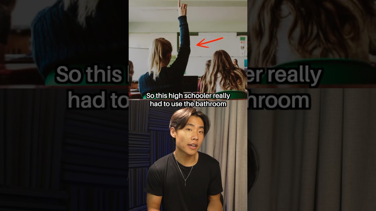 Her Teacher REFUSED To Let Her Use The Bathroom #shorts