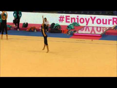 Salome Pazhava (Georgia) | Rhythmic Gymnastics World Championships