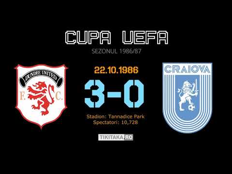 Dundee United 3-0 Universitatea Craiova (Cupa UEFA - 22.10.1986)