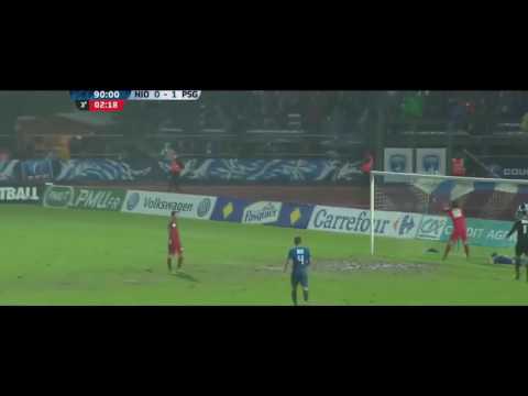 Soccer/Football Fail: Lucas Moura Unlucky Open Net Miss Niort vs PSG Coupe de France 2017