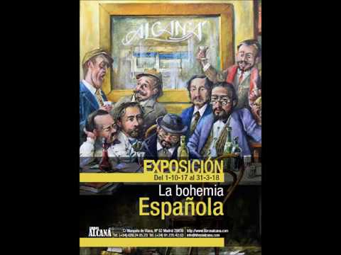 Exposição La Bohemia espanhola.Livrería Alcaná