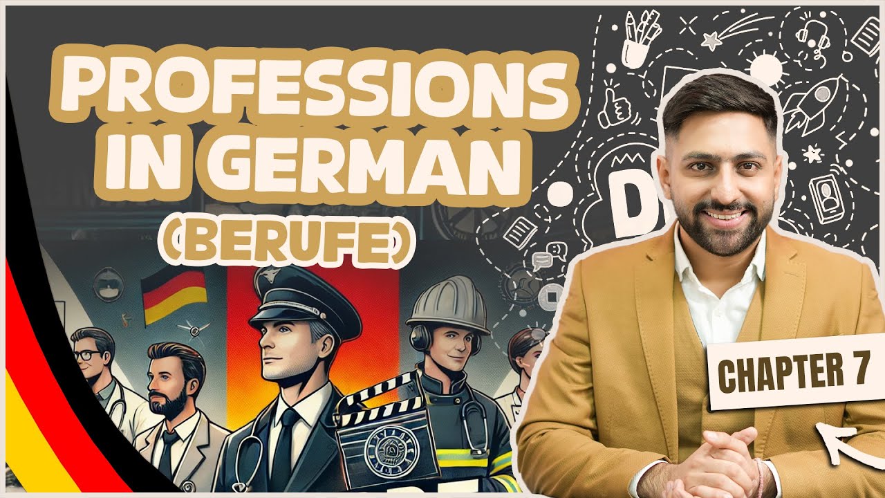 Chapter 7: Professions in German (Berufe) | Learn German A1 Series 2025–Score 100/100 Goethe A1 Exam