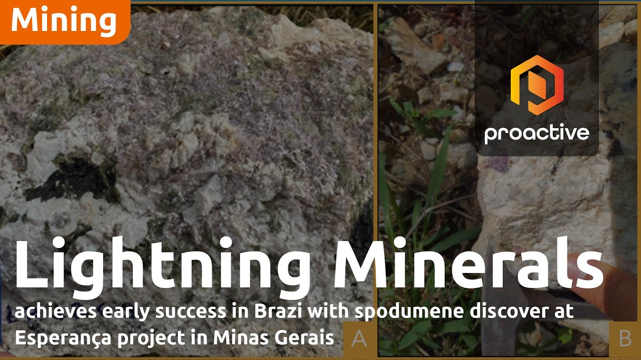 Lightning Minerals achieves early success in Brazi with spodumene discover at Esperança