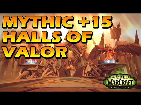 7.1.5 Mythic +15 Halls of Valor - Keystone Master Achievement