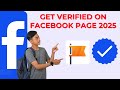 Facebook Page Verification 2025 Step By Step Guide To Get The Blue Tick