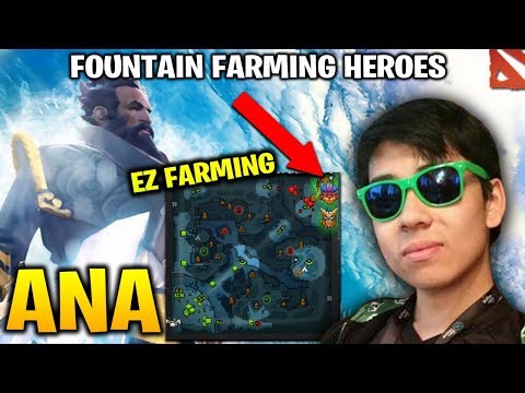 Ana Kunkka Fountain Farming Heroes in Pub Game like a Boss