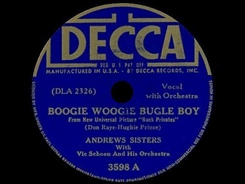 [1941] Andrews Sisters • Boogie Woogie Bugle Boy