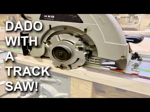 Dado / Rabbet With A Track Saw. The Festool HK85 and groove cutter.