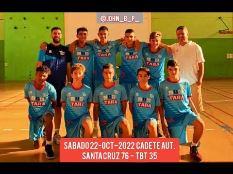 Cadete Autonómico  J3  Santa Cruz-Telde Basket Tara  Sábado 22-Octubre-2022 Baloncesto