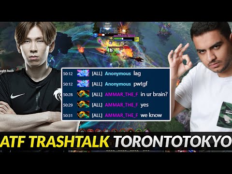 ATF Trashtalking against TI10 Winner TORONTOTOKYO