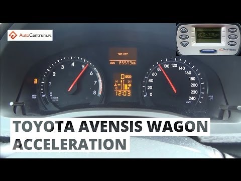 Toyota Avensis Wagon 2.0 152 hp - acceleration 0-100 km/h