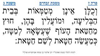 מסכת זבחים פרק ז משנה ג