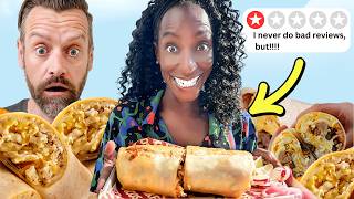 Two Brits Try $8 vs $25 Breakfast Burritos — Was It Worth the Price?