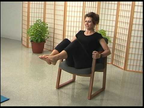 MBSR Yoga #1 with camera emphasis on chair poses