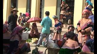 preview picture of video 'vietnam et le marché de Bac Ha'