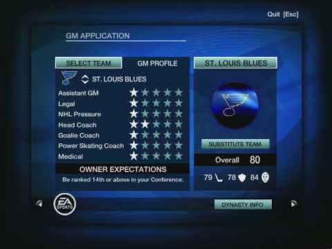 NHL 09 ELITE NHL DYNASTY 2021-2022