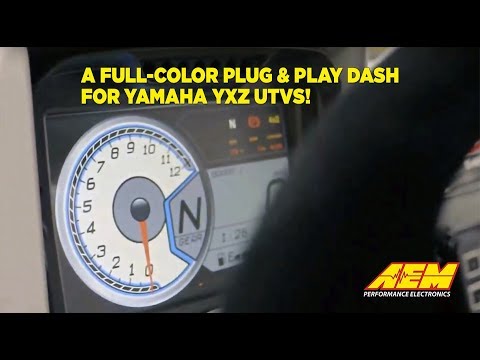 A FULL COLOR PLUG & PLAY Dash for Yamaha YXZ!