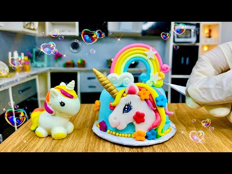 Miniature Unicorn Cake🦄 Cutest Miniature Unicorn Cake Design | Tiny Cake