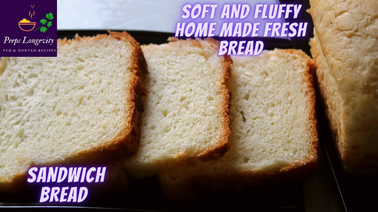 Sandwich Bread | How to Make Sandwich Bread | Soft and fluffy homemade bread