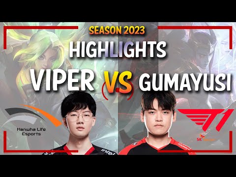 HLE Viper vs T1 Gumayusi - HIGHLIGHTS - ZERI vs APHELIOS