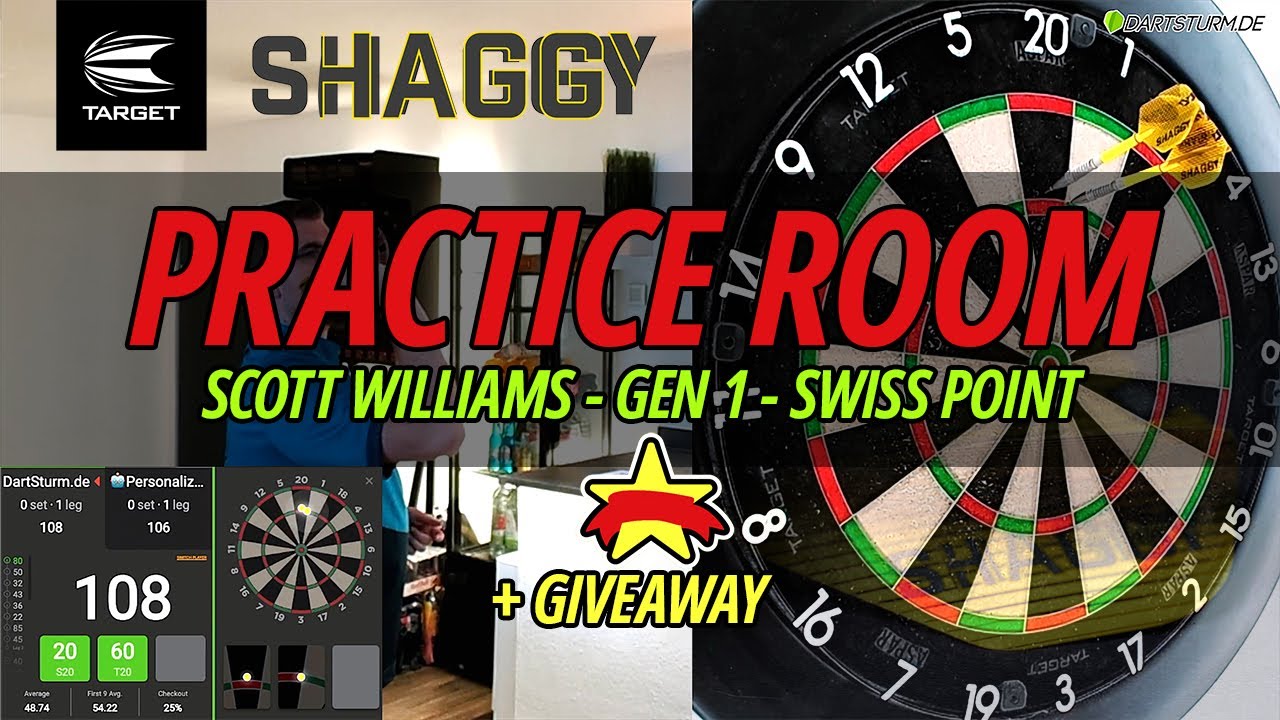 Dardos Target Scott Williams Shaggy 90% 18g Punta Plastico 210319