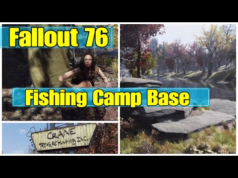 Fallout 76 1st Camp Base Let's Play (Look Around)