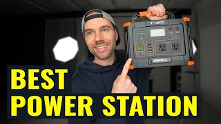 Best POWER STATION (Portable 1000WH) For Powering Lights and Charging Batteries Off Grid