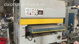 Test máy chà nhám thùng qua sử dụng trước khi xuất xưởng