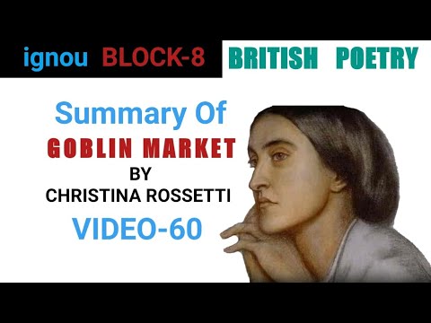 GOBLIN MARKET by Christina Rossetti | BRIEF SUMMARY |