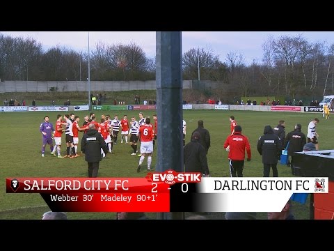 Salford City 2-0 Darlington - Evo-Stik First Division North 31/01/15