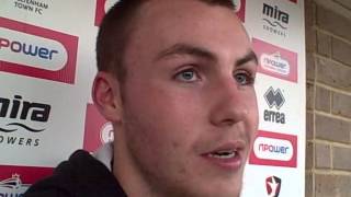 Manchester United youngster Luke McCullough discusses his debut for Cheltenham Town