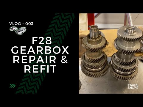 Twin Engine Corsa F28 Gearbox Repair & Refit - Vlog003
