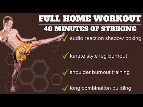 Full At Home Kickboxing Workout | 40 Minutes