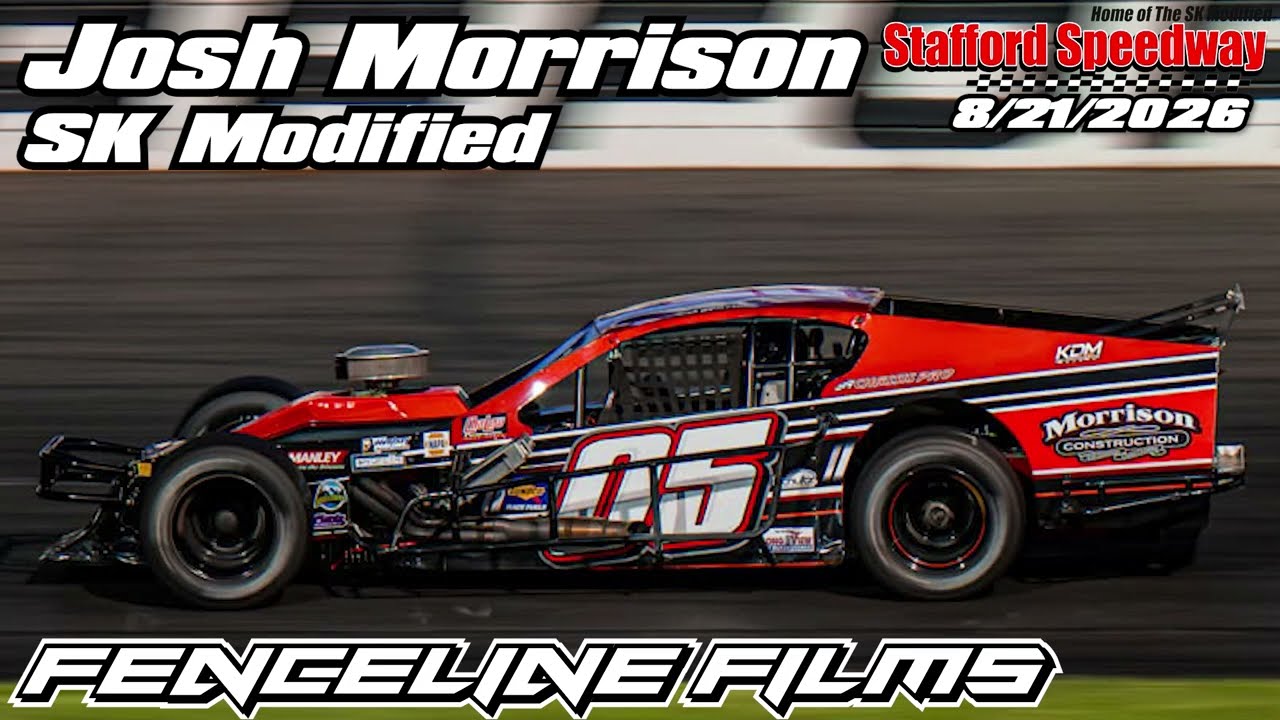 Josh Morrison SK Modified at Stafford Speedway