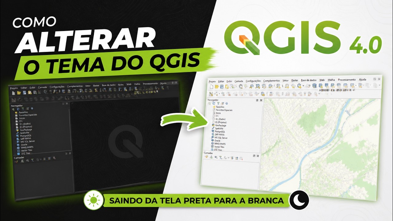 Como Resolver o Bug do Modo Escuro no QGIS 4.0 Passo a Passo