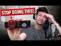 The 5 WORST Vocal Home Recording MISTAKES