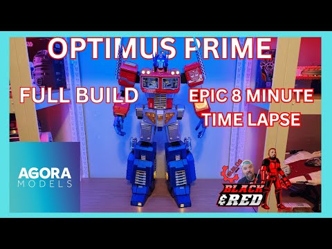 Agora Models Optimus Prime full build time lapse 1 year in 8 Minutes