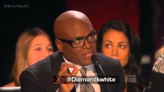 Diamond White - Hey Soul Sister - The X Factor USA 2012 (Live Show 1)