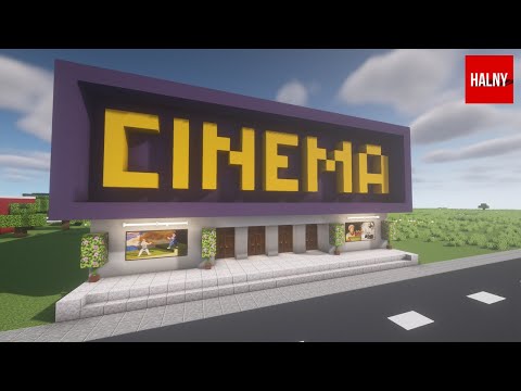 Cinema in minecraft - Tutorial build