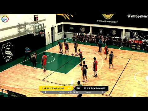 LIVE 🏀 TF U18 ABC Leii Pro Basketball Bucuresti vs CSU Stiinta Bucuresti