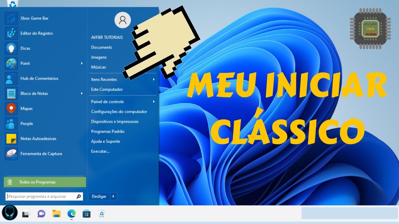 Agora Sim I Aprenda a Personalizar o Windows 11 com o Menu Iniciar CLÁSSICO I Só Aqui no Canal